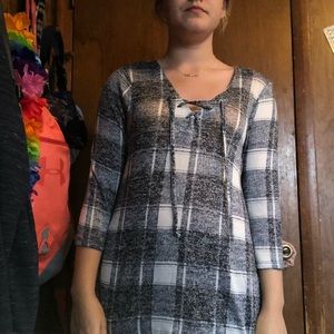 Plaid top